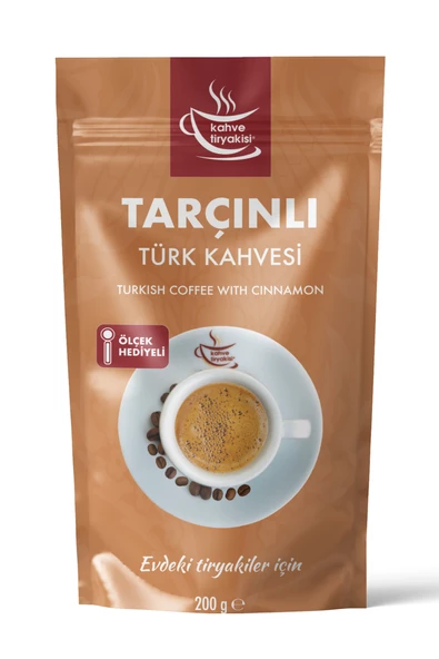 Kahve Tiryakisi Tarçınlı Türk Kahvesi 200 gr Paket ürün görseli 1
