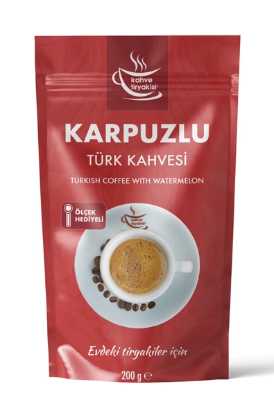 Kahve Tiryakisi Karpuzlu Türk Kahvesi 200 gr Paket ürün görseli 1