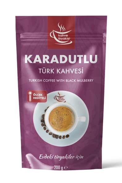 Kahve Tiryakisi Karadutlu Türk Kahvesi 200 gr Paket ürün görseli 1