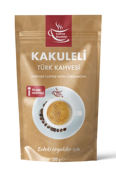 Kahve Tiryakisi Kakuleli Türk Kahvesi 200 gr Paket ürün görseli 1