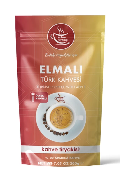Kahve Tiryakisi Elmalı Türk Kahvesi 200 gr Paket ürün görseli 1