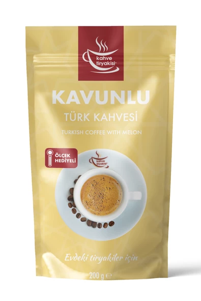 Kahve Tiryakisi Kavunlu Türk Kahvesi 200 gr Paket ürün görseli 1