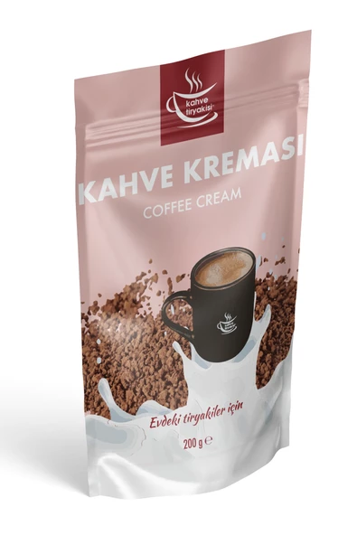 Kahve Tiryakisi Kahve Kreması 200 gr Paket - Resim 2
