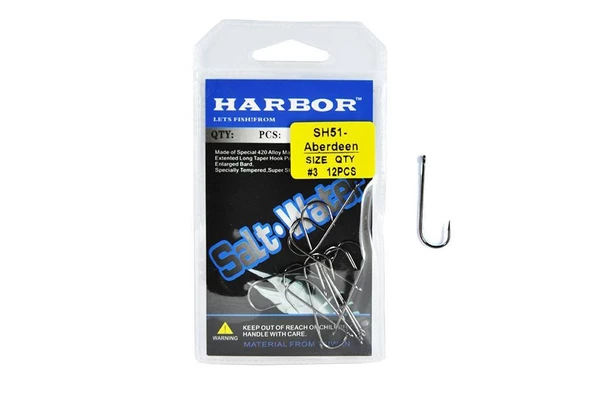 Harbor Sh51 Aberdeen No:3 12pcs İğne ürün görseli 1