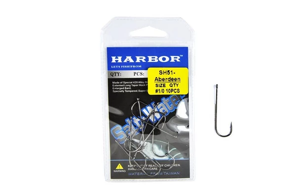 Harbor Sh51 Aberdeen No:1/0 10pcs İğne ürün görseli 1