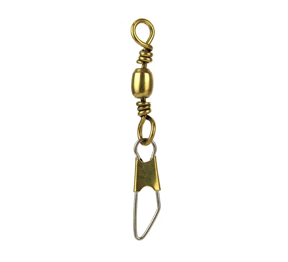 Brass Snap Wivels No:2/0  Klipsli Fırdönü 12li Pkt ürün görseli 1