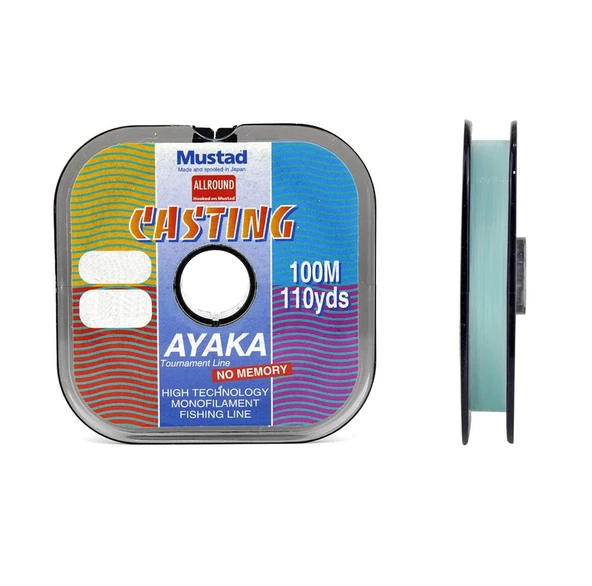 Mustad Ayaka Casting 0,20mm 100mt Makara Misina ürün görseli 1