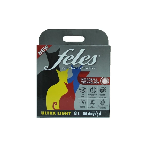 FELES ULTRA LİGHT KEDİ KUMU 8 LT ürün görseli 1