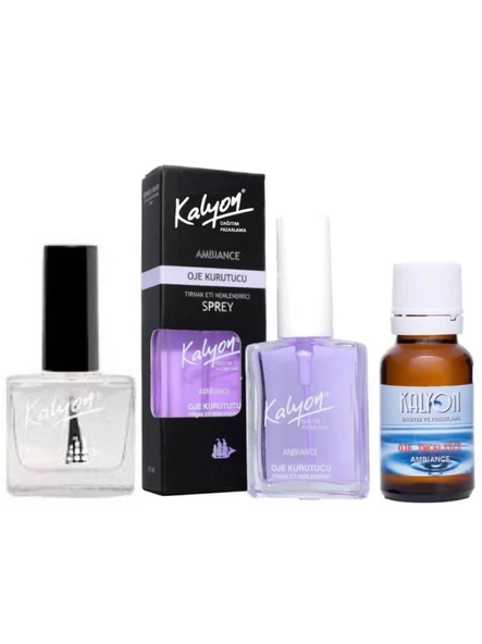 Kalyon Oje 200 + Oje Kurutucu Sprey 17 Ml + Oje Çözücü ürün görseli 1