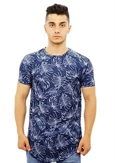 Lacivert Desenli T-Shirt ürün görseli 1