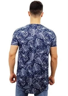 Lacivert Desenli T-Shirt - Resim 3
