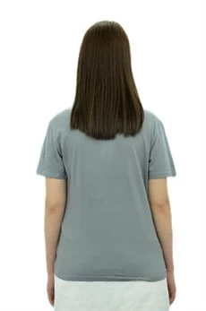 Basic Gri T-Shirt - Resim 4