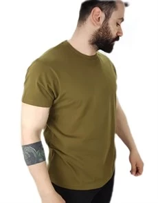 Erkek Acı Yeşil T-Shirt ürün görseli 1