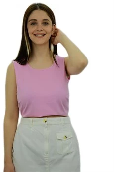 Kolsuz Açık Pembe Atlet - Resim 2