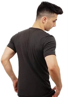 Kahverengi Basic T-Shirt - Resim 3