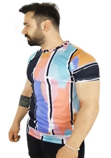 Karışık Desenli T-Shirt - Resim 2