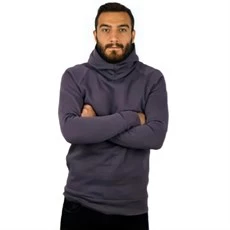 Basic Mor Rengi Sweatshirt - Resim 3