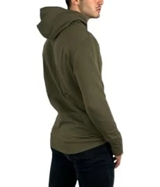 Basic Haki Sweatshirt - Resim 3