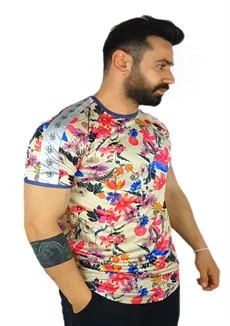 Sarı Çiçekli T-Shirt ürün görseli 1