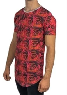 Önü Desenli Beyaz T-shirt - Resim 2