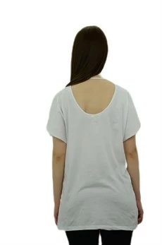 Tilki Baskılı Mavi Tunik - Resim 3