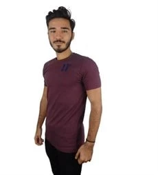 11 Baskılı Mürdüm T-shirt - Resim 2