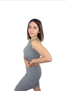 Bkgiyim Triko Kısa Elbise Gri S ürün görseli 1