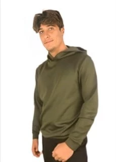 Erkek Sweatshirt Haki - Resim 2