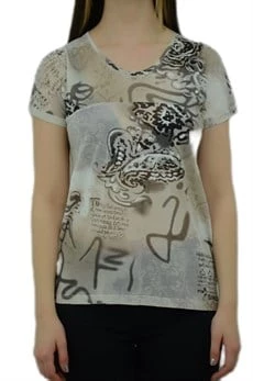 Desenli Toprak T-Shirt - Resim 4