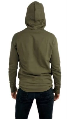 Basic Haki Sweatshirt - Resim 4