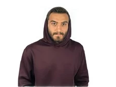Bordo Eşofman Üstü Sweatshirt - Resim 4