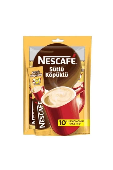 Nescafe 3In1 Sutlu Kopuklu 10*18 Gr - Resim 2