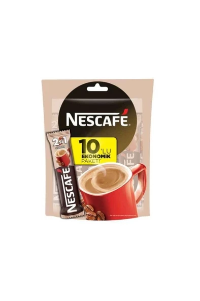 Nescafe 2In1 Sekersız 10*10 Gr ürün görseli 1