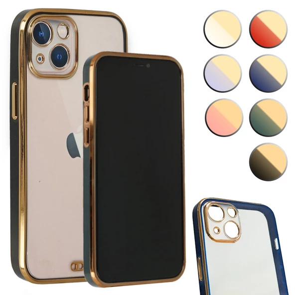 iPhone 13 Mini Kılıf Liva Lazer Silikon Kapak ürün görseli 1