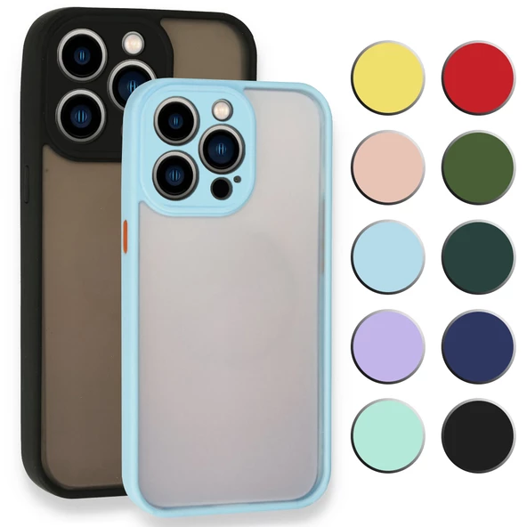 FitCase iPhone 13 Pro Montrea Silikon Arka Kapak ürün görseli 1