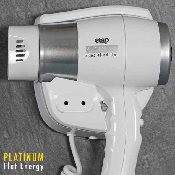 Etap EE 187-4 Platinum Flat Energy Duvara Monte Otel Tipi Saç Kurutma Makinesi ürün görseli 1