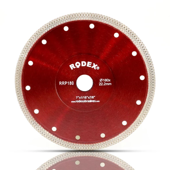 Rodex Elmas Kesme Kesici Diski Tuğla Granit Mermer 180 mm ürün görseli 1