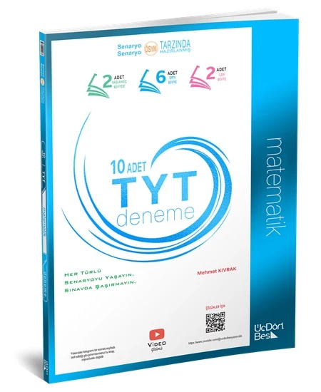 Üçdörtbeş 2026 Tyt Matematik 12 Li Deneme ürün görseli 1