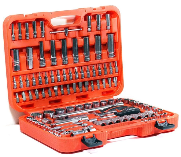 Rico 006-RC1011 110 Parça 6 Altı Köşeli Lokma Takımı 1/4-1/2 ürün görseli 1