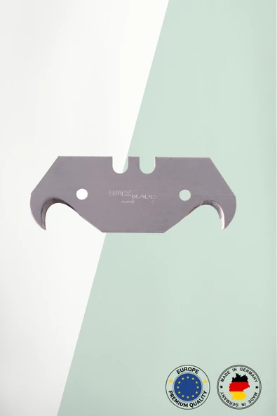 Lutz Blades Kancalı 10 Adet Maket Bıçağı Yedeği ürün görseli 1