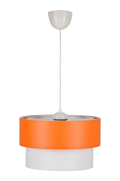 D-light Melon Pasta Turuncu Beyaz Avize - Resim 4