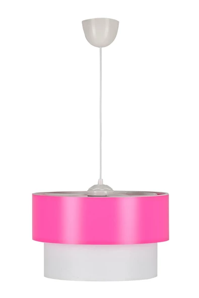 D-light Melon Pasta Canlı Pembe Beyaz Avize - Resim 2
