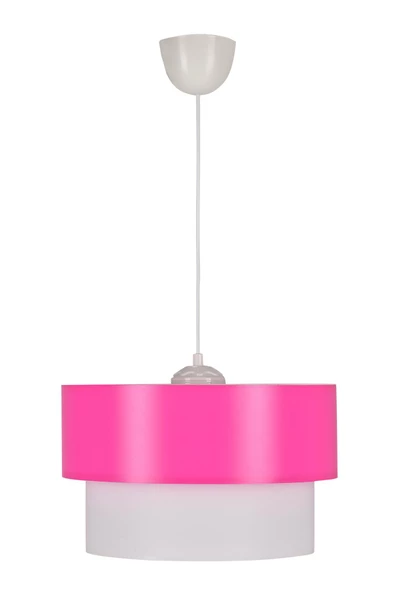 D-light Melon Pasta Canlı Pembe Beyaz Avize - Resim 4