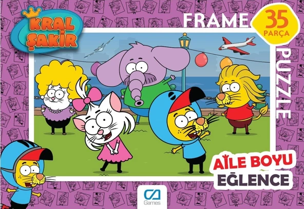 Kral Şakir 2'li Lisanslı Frame Puzzle/Yapboz Set ürün görseli 1