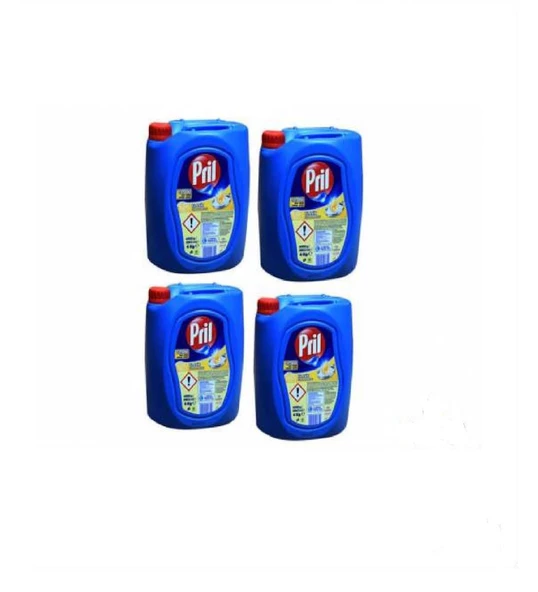 Pril Limon 4 kg 4'lü Sıvı Bulaşık Deterjanı ürün görseli 1