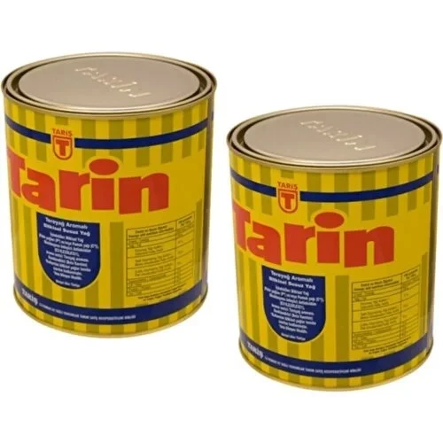 Tariş Tarin Tereyağ Aromalı Bitkisel Susuz Margarin 2 Lt x 2'li Teneke Kutu ürün görseli 1
