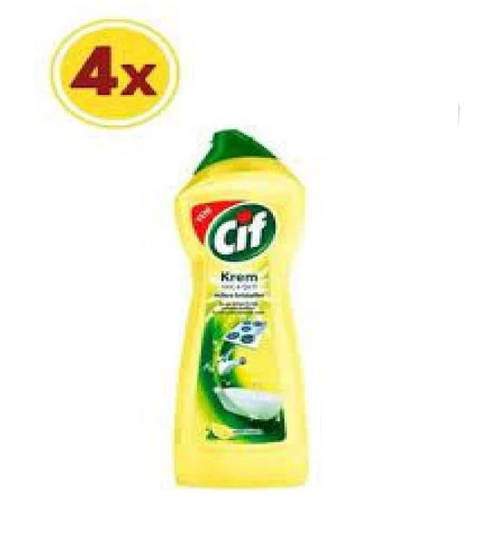 Cif Krem 750 Ml. Limon Kokulu 4'lü - Resim 2