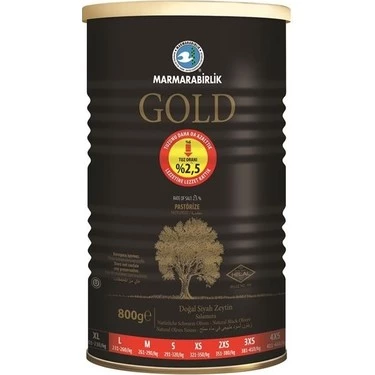 Marmarabırlık 800G Gold Xl 201/230 Teneke ürün görseli 1