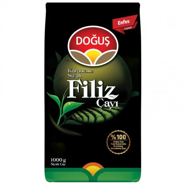 Doğuş Karadeniz Siyah Filiz Çayı 1000 Gr ürün görseli 1
