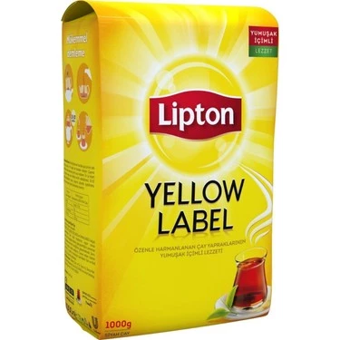 Lipton Yellow Label Dökme Cay 1000 Gr - Resim 3
